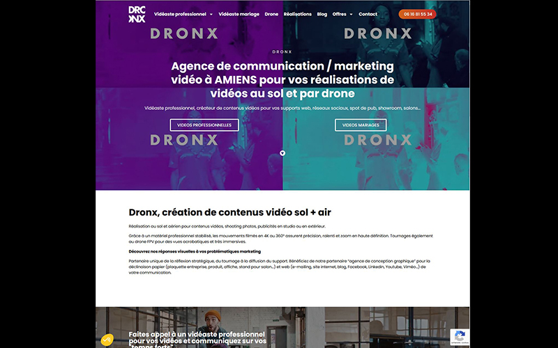nouveau site web